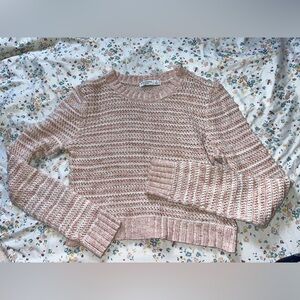 Arizona Jean Company Blush Knit Crop Top